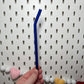 Blue Bent Glass Straw