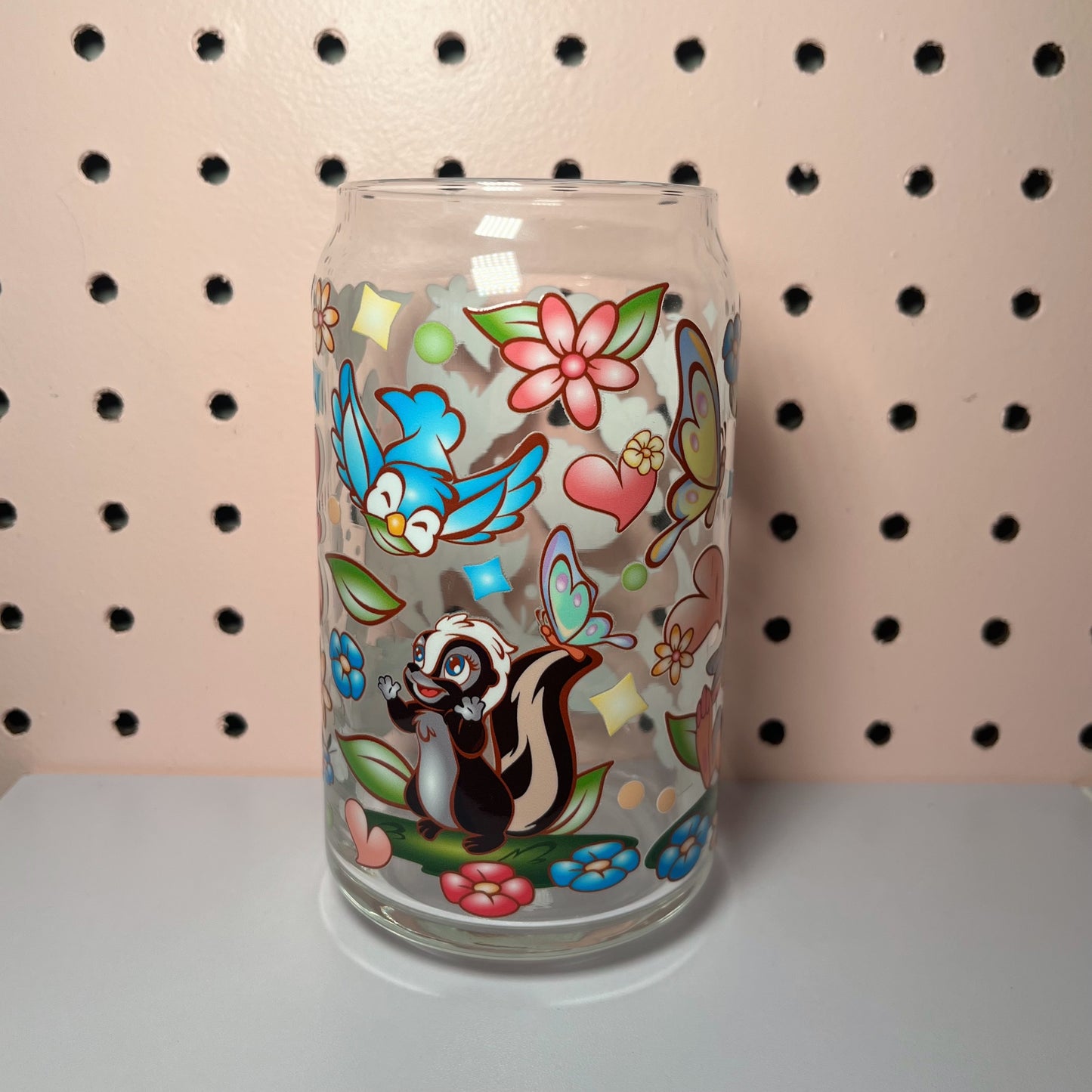 Deer & Friends Glass Cup