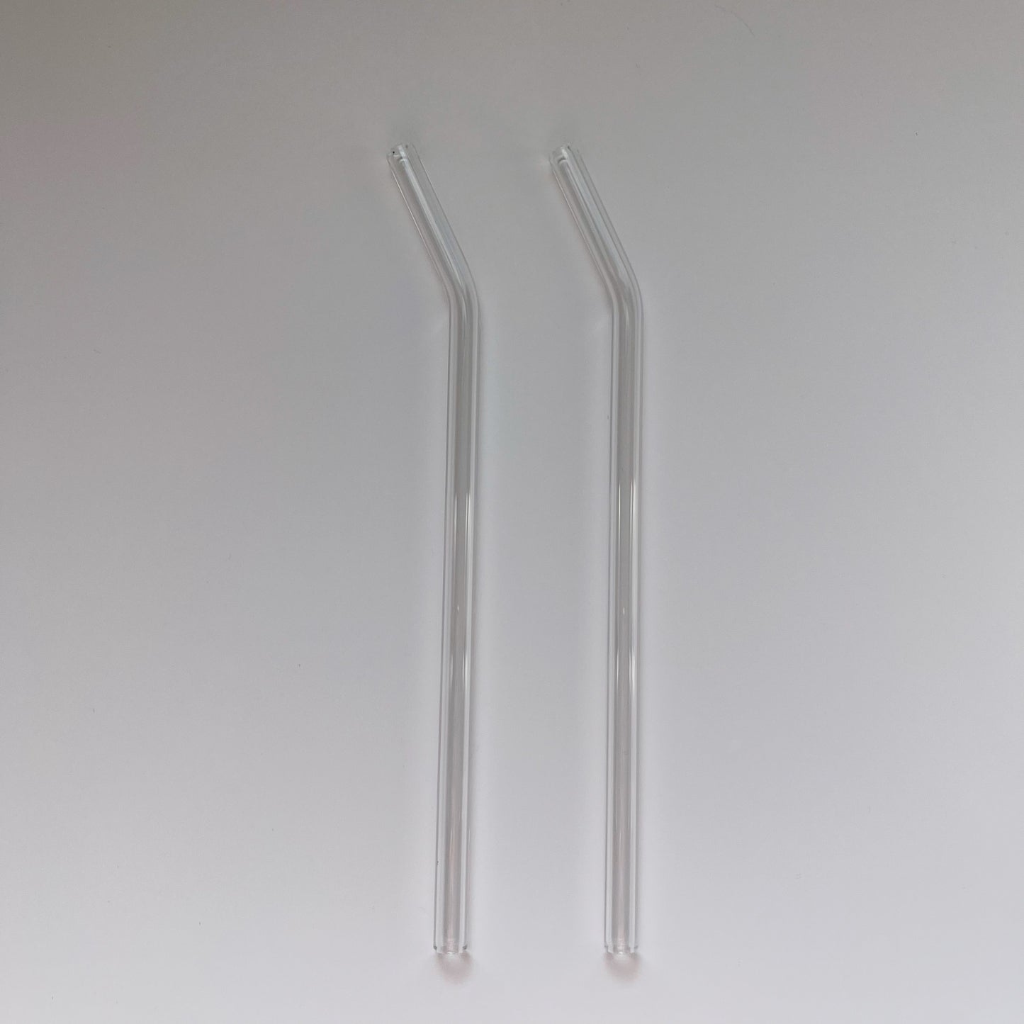 Clear Bent Glass Straw