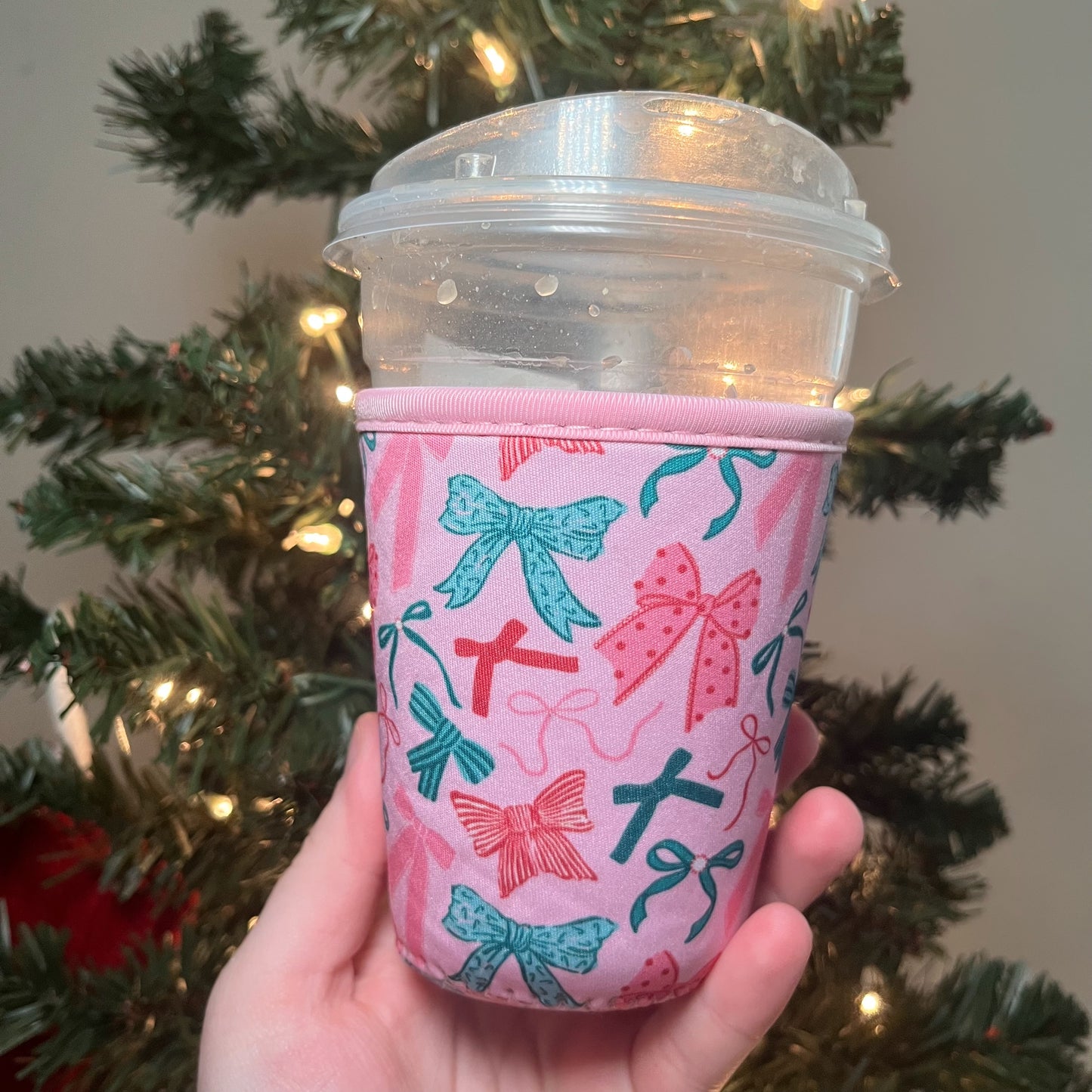 Christmas Bows Coffee Sleeve