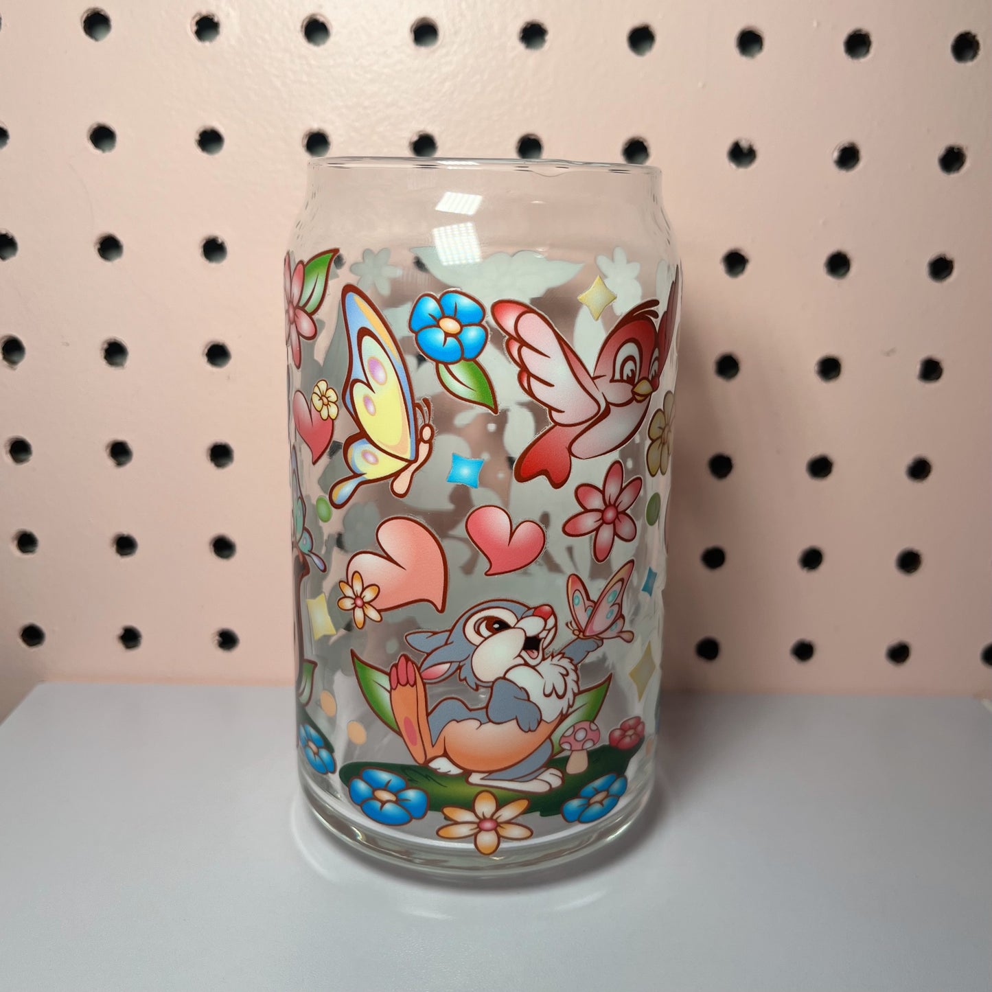 Deer & Friends Glass Cup