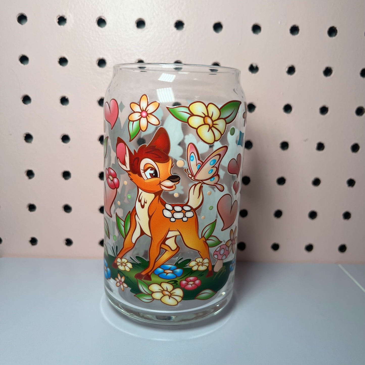 Deer & Friends Glass Cup