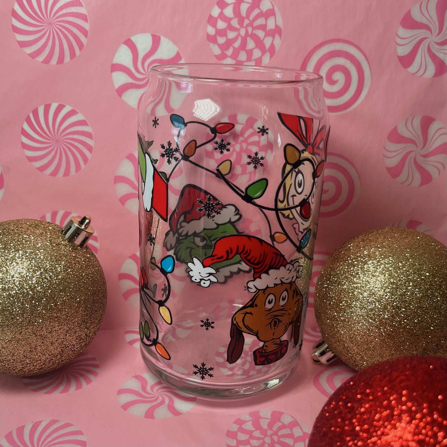 Christmas Glass Cup