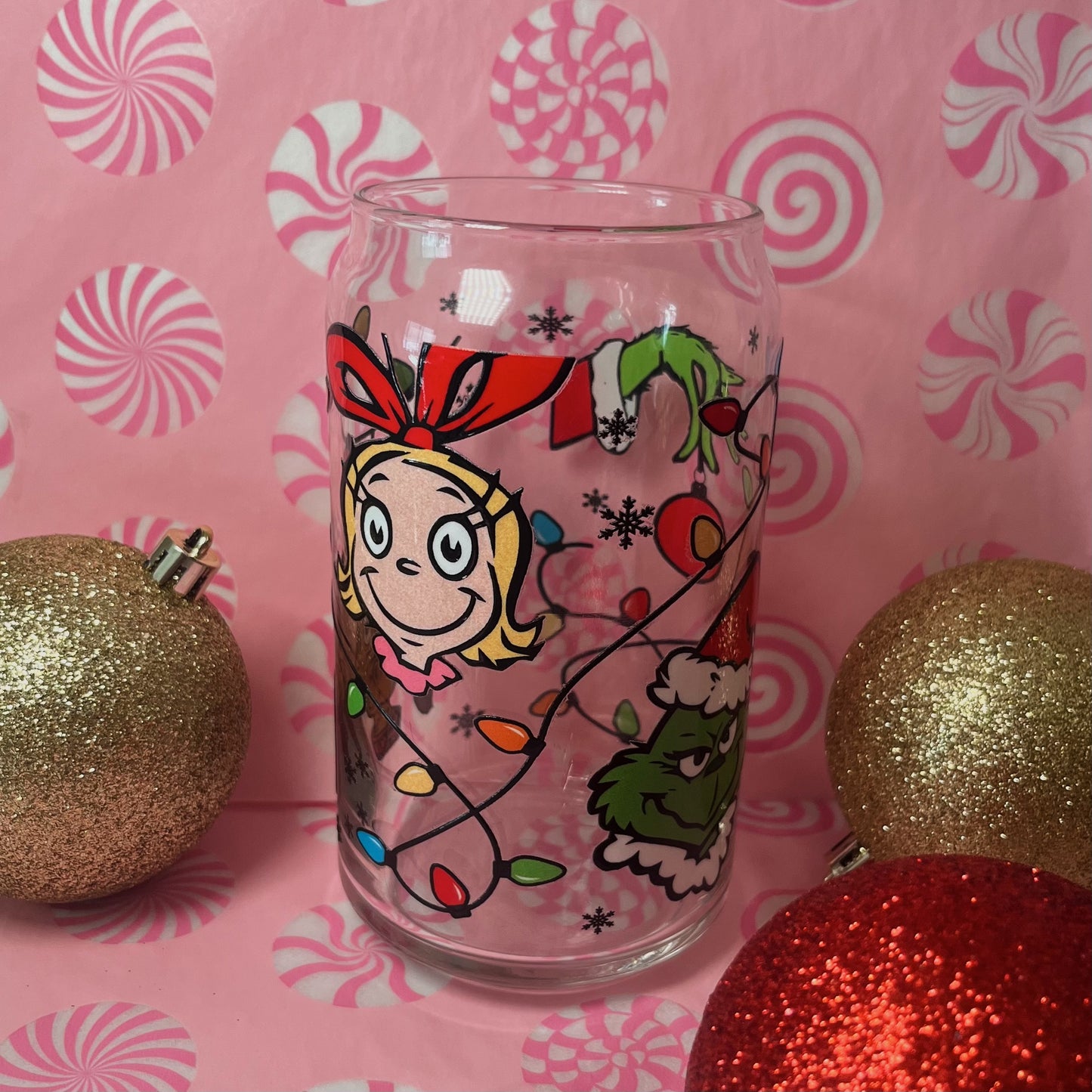 Christmas Glass Cup