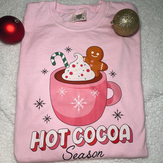 Large Hot Cocoa Season T-Shirt