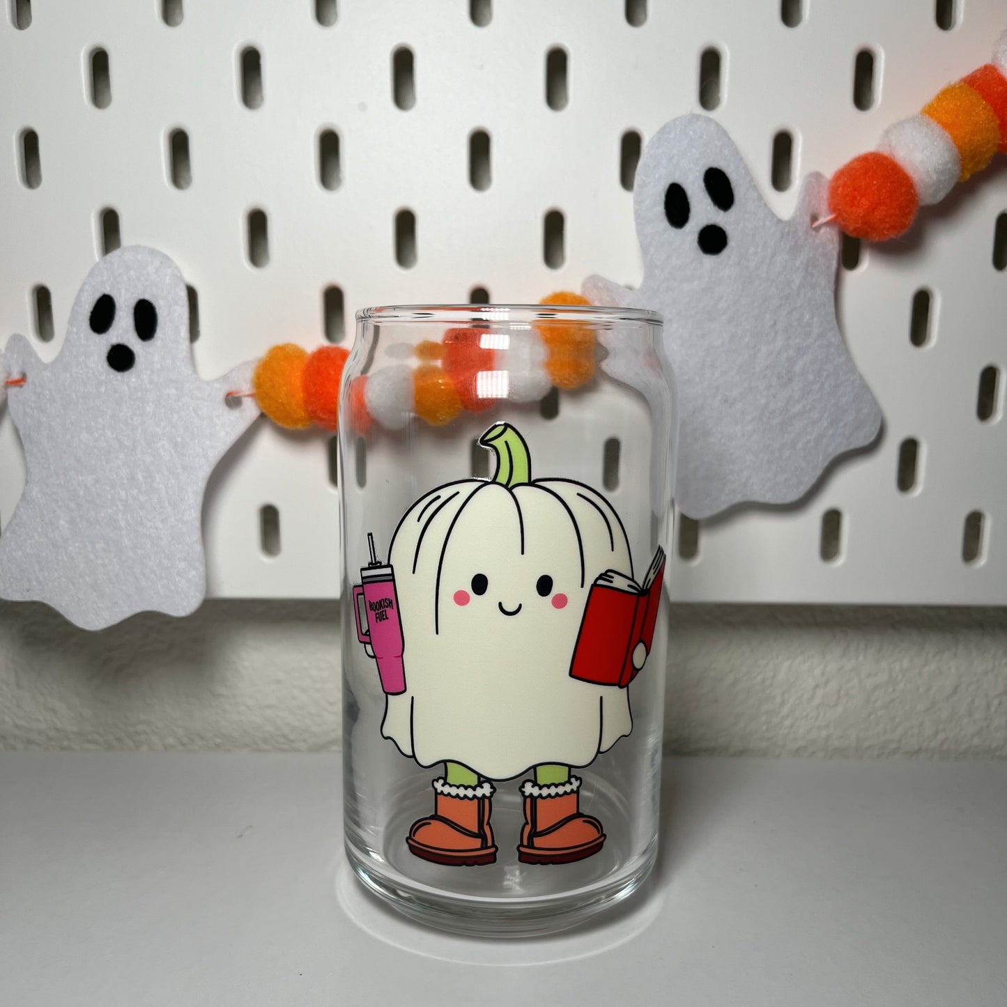 Trendy Ghosty Glass Cup