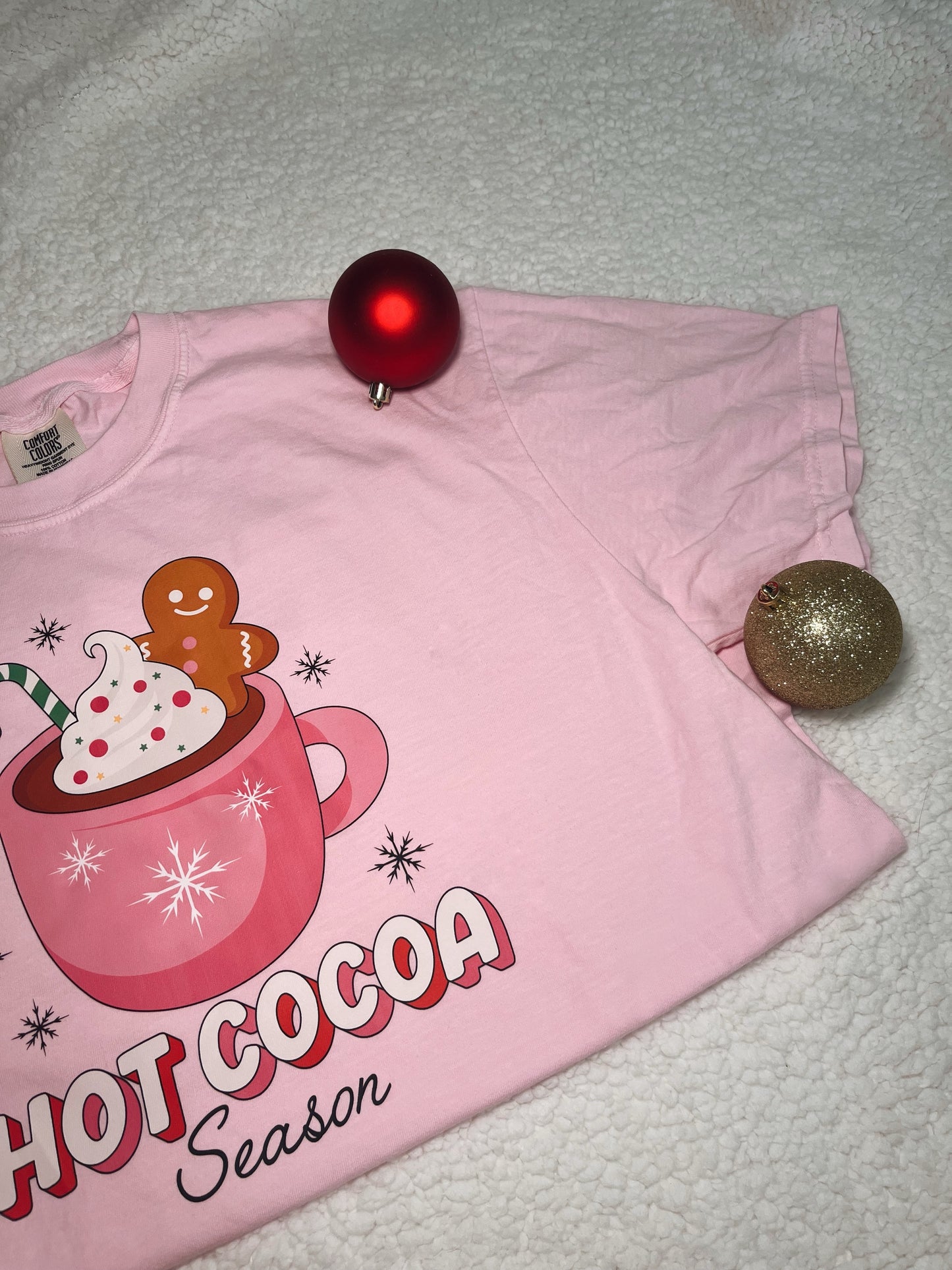 Large Hot Cocoa Season T-Shirt