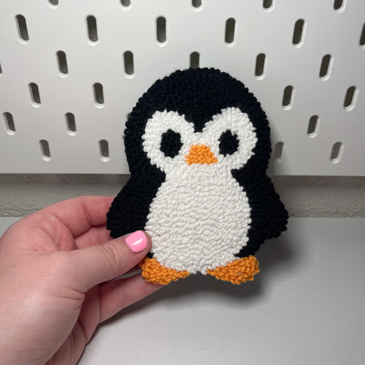 Penguin Mug Rug Coaster